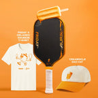 Friday AURA PRO Metallic Orange Creamsicle Kit Pickleball Paddle