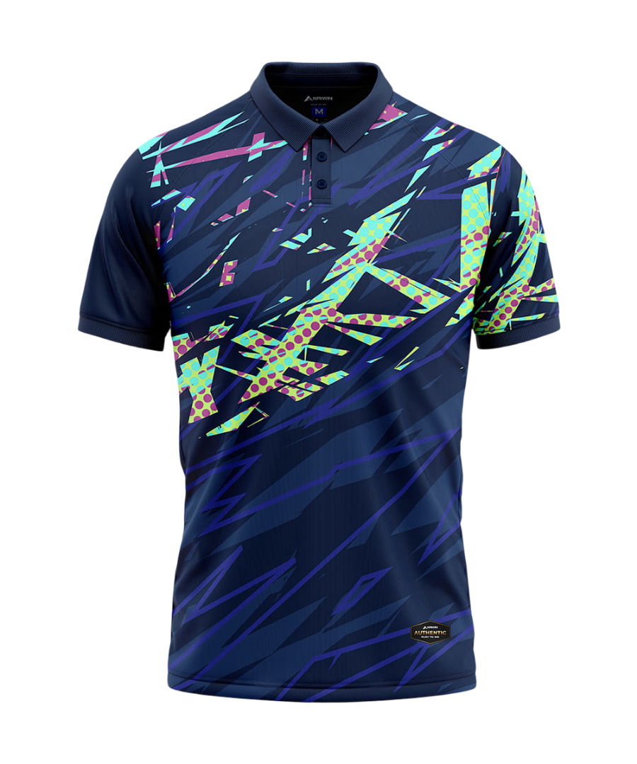 Kaiwin Smash Men's Pickleball Polo Shirt