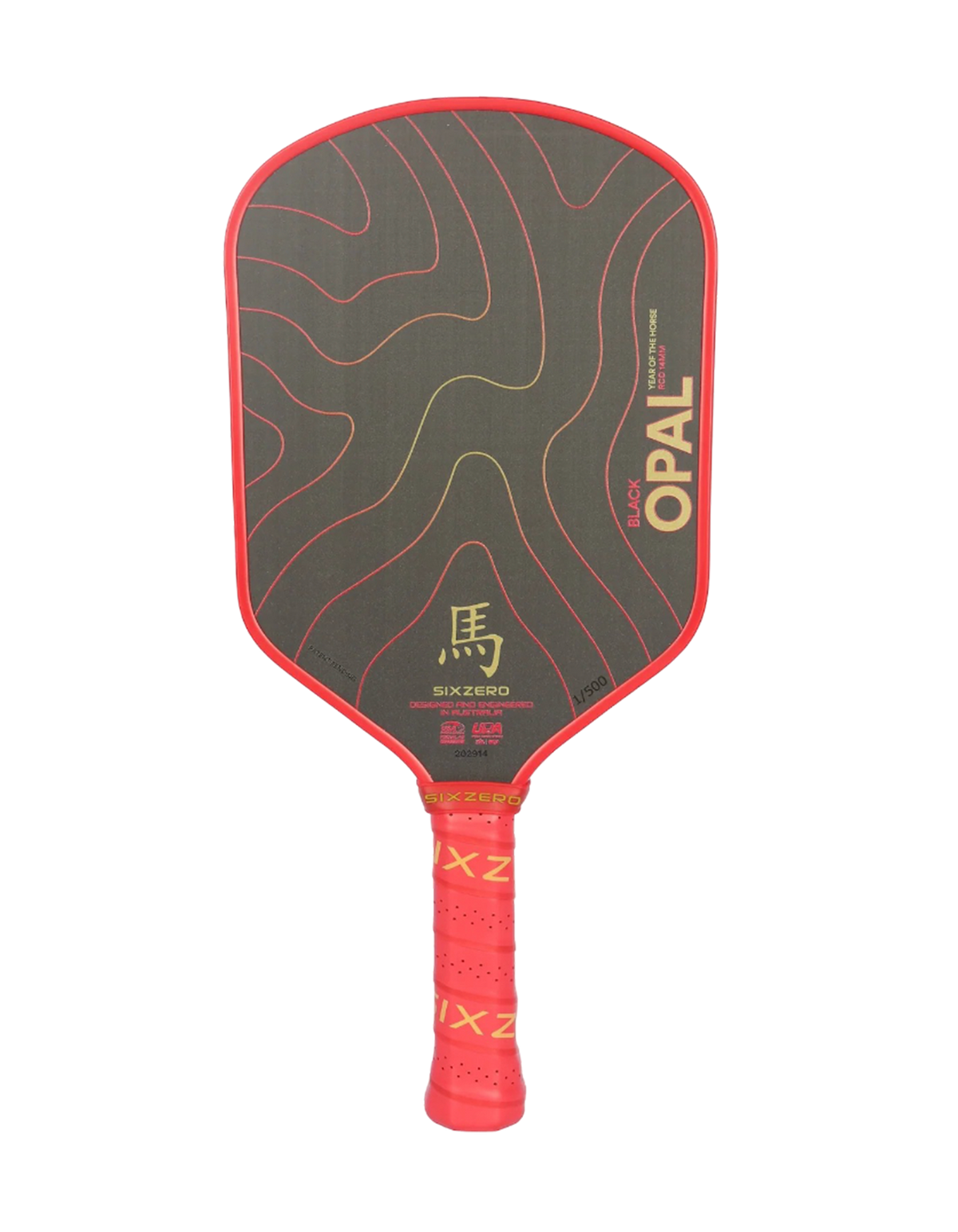 Six Zero Black Opal Pickleball Paddle - 2026 Edition
