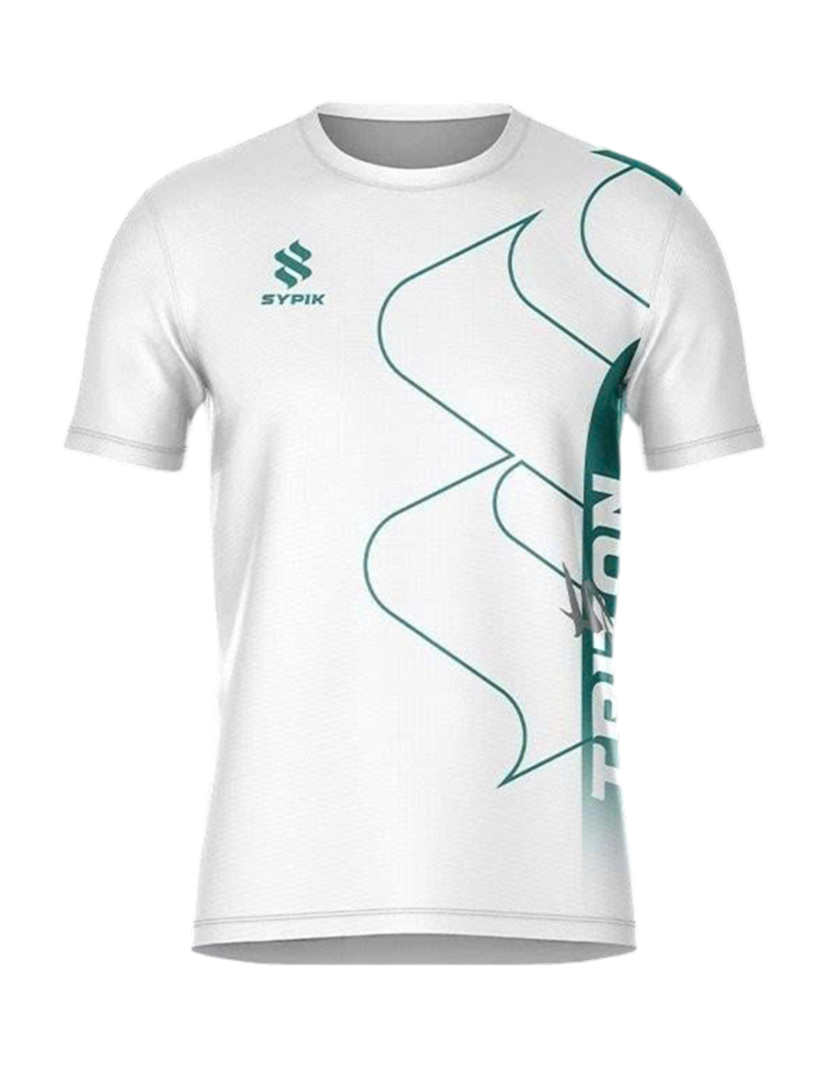 Sypik Triton 5 Pickleball Performance T-Shirt - White Edition