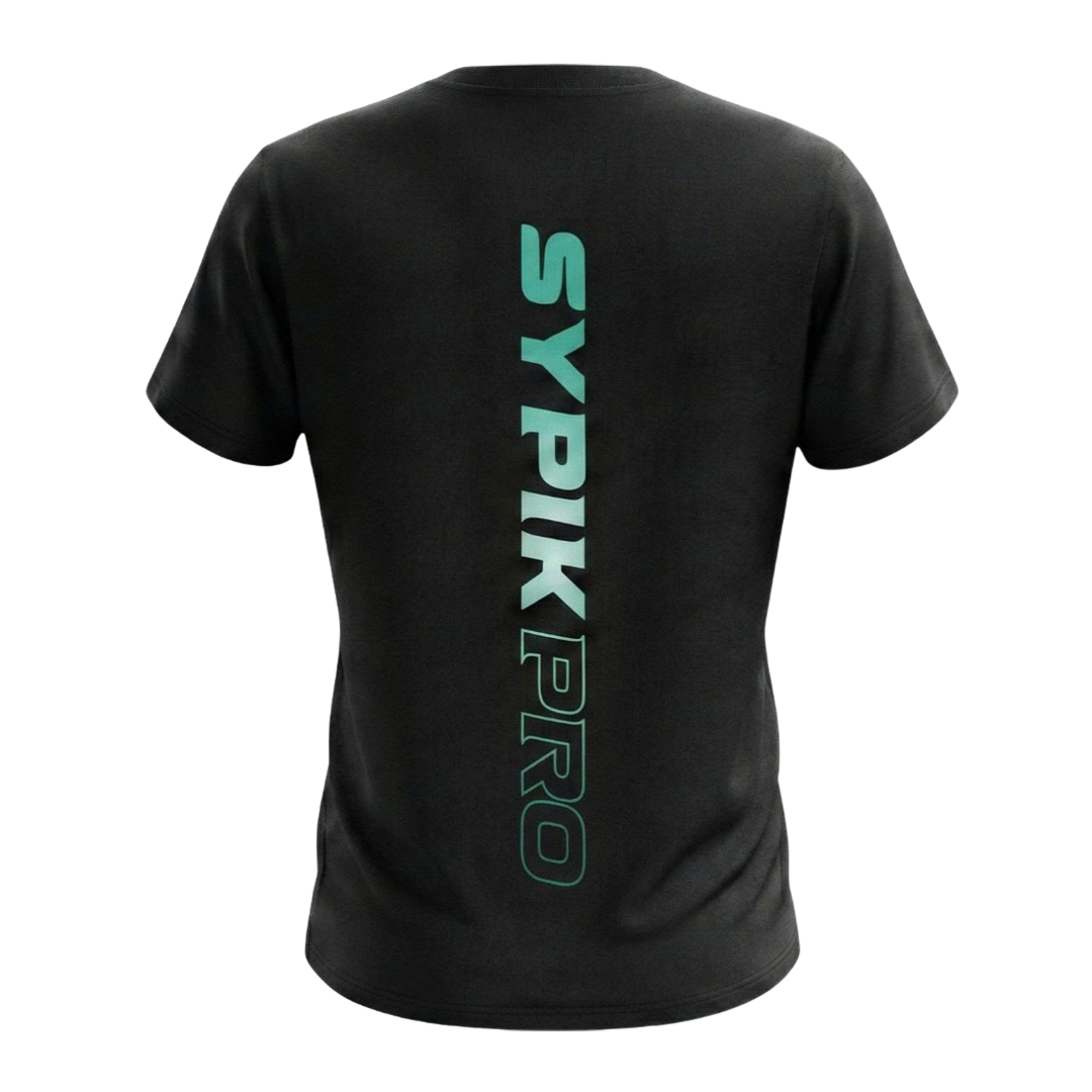 Sypik Triton 5 Pickleball Performance T-Shirt - Black Edition