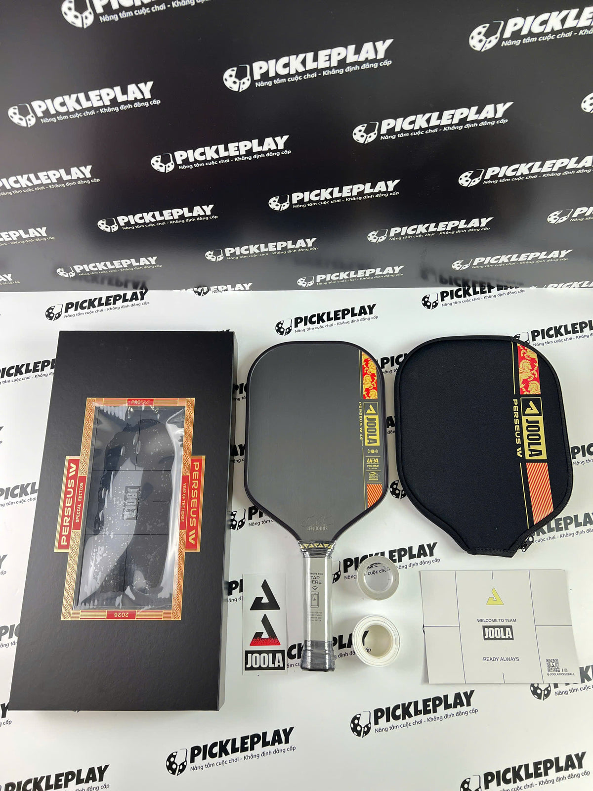 Joola Perseus Gen IV Year of the Horse Edition Pickleball Paddle Gift Box
